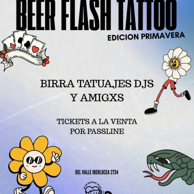 Beer Flash Tattoo 2