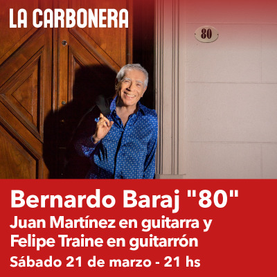Bernardo Baraj 80 en La Carbonera