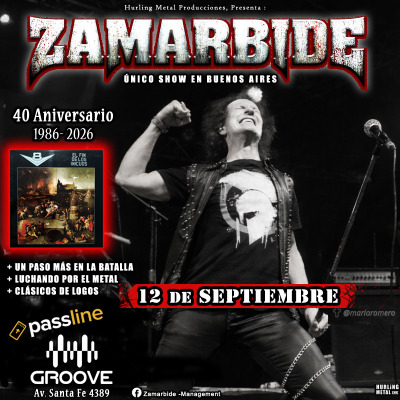 Beto Zamarbide en Groove @12.09.2026