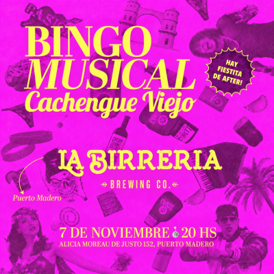 Bingo Musical Cachengue Viejo | La Birrería