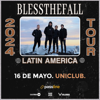 Blessthefall en Argentina - 16 de Mayo en Uniclub