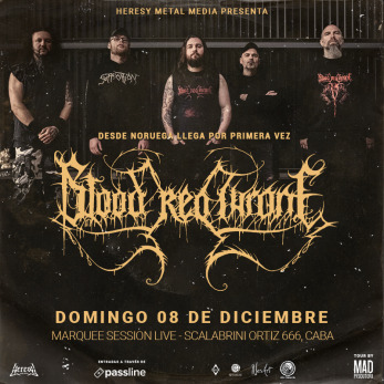 Blood Red Throne - Nonagon Latin America Tour 2024 - Uniclub