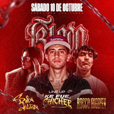 BLOOD🩸 sábado 10 de octubre