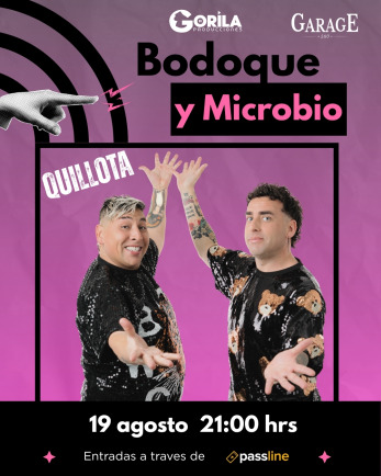 BODOQUE Y MICROBIO EN VIVO