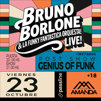BRUNO BORLONE Y LA FUNKY FANTÁSTICA ORQUESTA