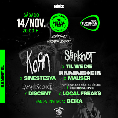 Buenos Aires Nu Metal Fest XL Quilmes
