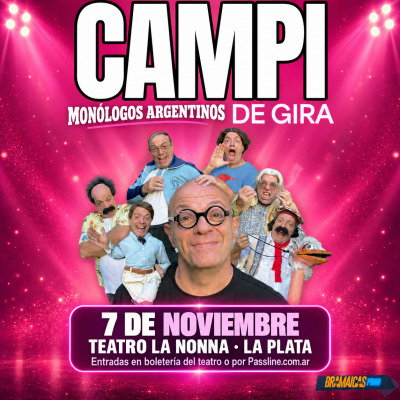 CAMPI MONOLOGOS ARGENTINOS EN LA PLATA