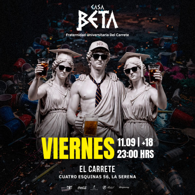 CASA BETA 🏛️ 11 SEPTIEMBRE🔥EL CARRETE📍LA SERENA