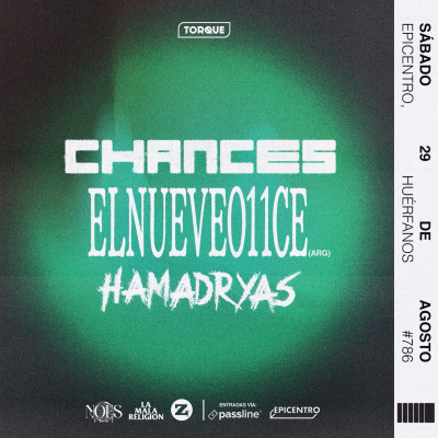 CHANCES + ELNUEVEONCE + HAMADRYAS
