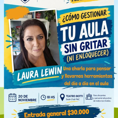 CHARLA CON LAURA LEWIN