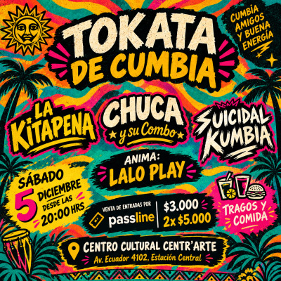 Chuca y Su Combo + La kitapena + Suicidal Kumbia en Vivo: