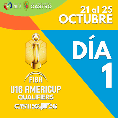 Clasificatorio FIBA AmeriCup Sub-16 - Día 1 - VEN vs PAR / CHI vs ECU