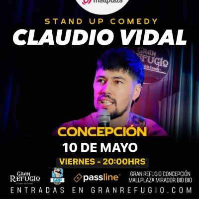 CLAUDIO VIDAL | TODOS LOS VIERNES | 20:00hrs | GR CONCEPCION