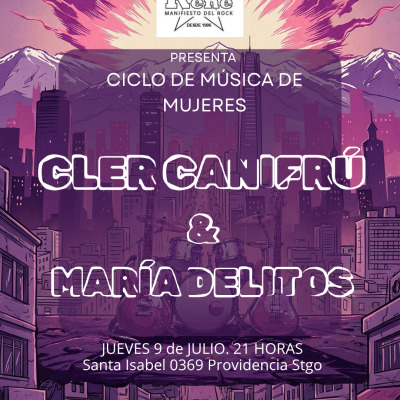Cler Canifrú y María Delitos en Bar de René