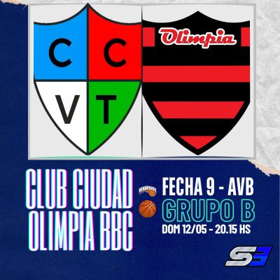 Club Ciudad vs Olimpia BBC - AVB - Fecha 9 - Grupo B