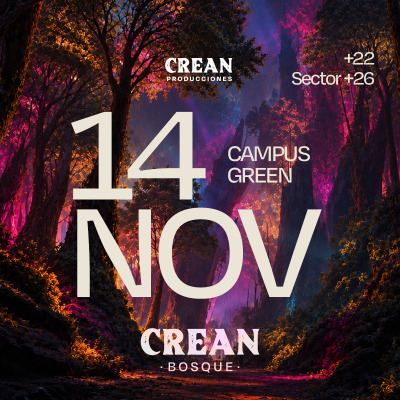 🌳 CREAN BOSQUE 🌳 - 14.11.2026 - CAMPUS GREEN