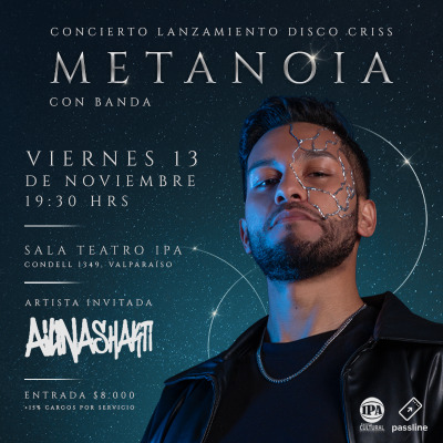 Criss Lanzamiento Metanoia, Valparaíso