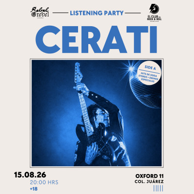 CRR Listening Party: Cerati + hits de Soda Stereo
