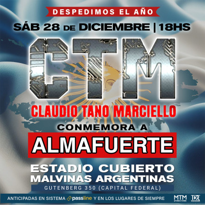 CTM conmemora a ALMAFUERTE | Estadio Cubierto Malvinas Argentinas