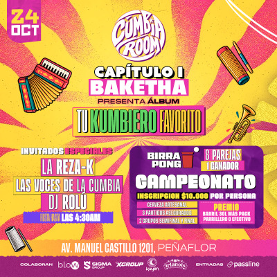 CUMBIA ROOM + BIRRAPONG 🍻
