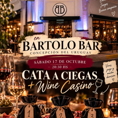 Degustación a ciegas y wine casino chayando en Bartolo