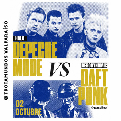Depeche Mode Vs Daft Punk Tributo en Trotamundos Valparaíso