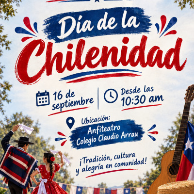 Día de la chilenidad colegio Claudio arrau