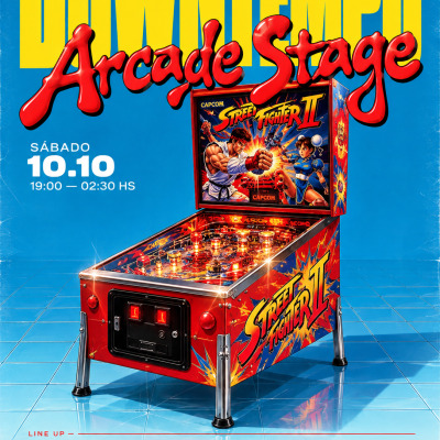 Downtempo Rooftop pres. Arcade Stage, Sábado 10 de Octubre