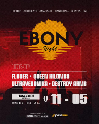 EBONY SUNSET EDICIÓN NIGHT en Humboldt | Niceto Club