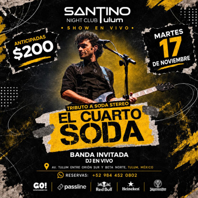 EL CUARTO SODA, ME VERAS VOLVER
