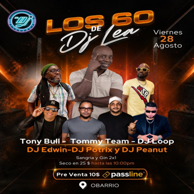 EL DJ PANAMA PRESENTA *LOS 60 DE LEA
