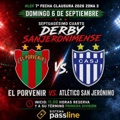 El Porvenir vs. A. San Jerónimo 6-9-26