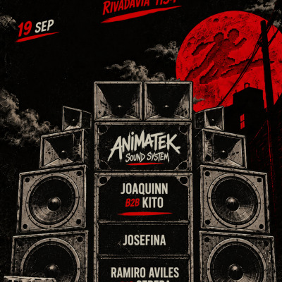 Elektide pres. Animatek soundsystem x Josefina