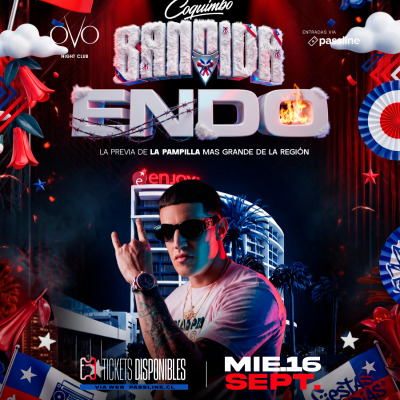 ENDO EN VIVO DESDE PR 🎤 OVO COQUIMBO 🏟️ MIÉRCOLES 16 DE SEPTIEMBRE