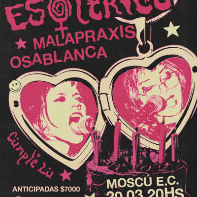 Esotérica, Osa Blanca y Mala Praxis en Moscú Espacio Cultural