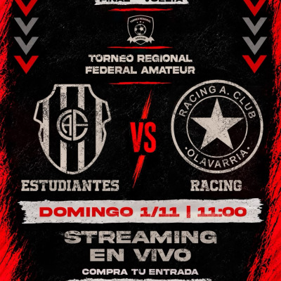 Estudiantes vs. Racing | Cuartos de final vuelta - Torneo Regional 2026