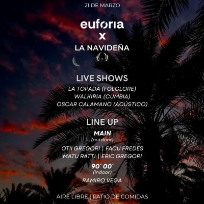 Euforia X La Navideña | Sábado 21.03