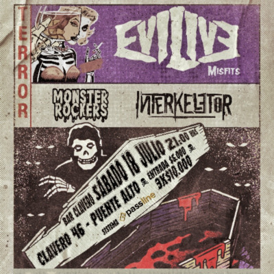 EVILIVE Tributo Misfits - MONSTER ROCKERS - INTERKELETOR