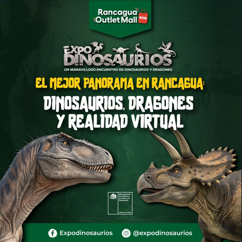 Expo Dinosaurios Mall Outlet Rancagua