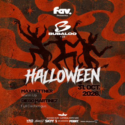 FAV. BUBALOO colab WABI x HALLOWEEN | SABADO 31-10 | DIEGO MARTINEZ