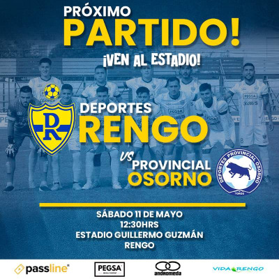 FECHA 11. Segunda División Profesional. Deportes Rengo vs Provincial Osorno