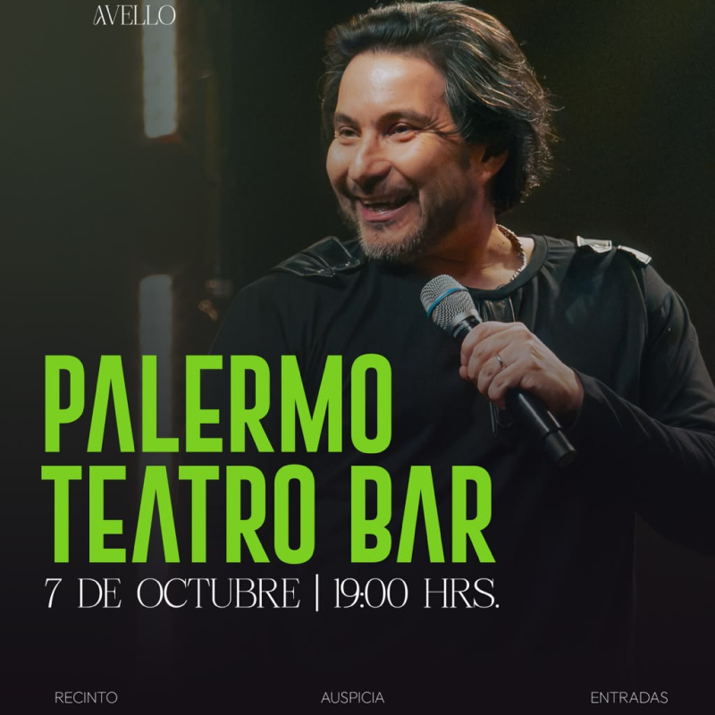 Felipe Avello en Palermo Teatro Bar