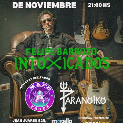 Felipe Barrozo+ Mafe Fages + Paranoiko en Campana