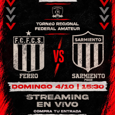 Ferro vs. Sarmiento | Fecha 6 - Torneo Regional 2026