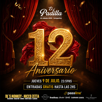 Fiesta 12 Aniversario de El Padilla!