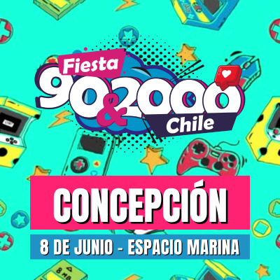 Fiesta 90 2000 Concepción 8 de junio 2024 Espacio Marina Talcahuano