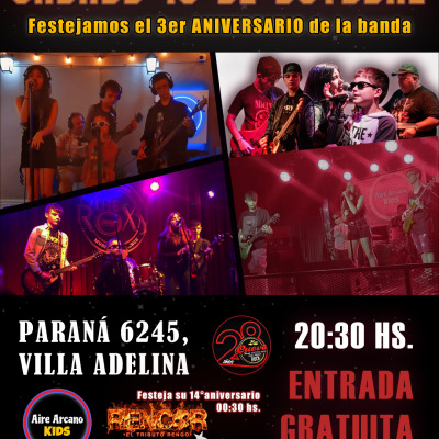 Fiesta Aiversario - Aire Arcano Kids y Rencor