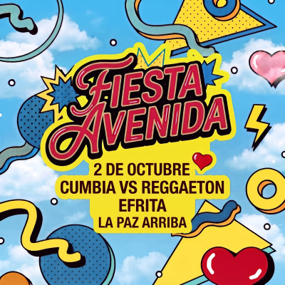 Fiesta Avenida con DJ Efrita -- Cumbia vs Reggaeton