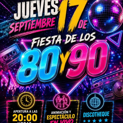 Fiesta de los 80 y 90 Grammy Discotheque