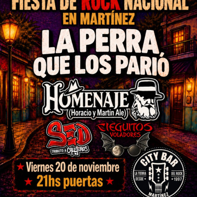 Fiesta del Rock Nacional en City Bar